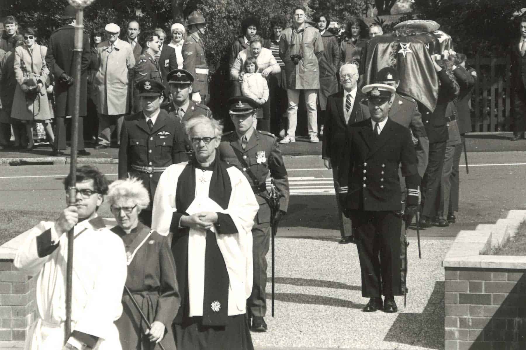 The funeral of Governor-General Sir Denis Blundell